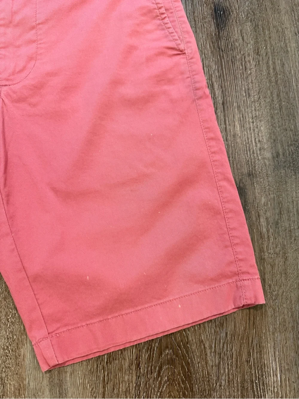 J.Crew Stretch Chino Shorts Men’s 30 Coral Pink red 10” Inseam Lightweight